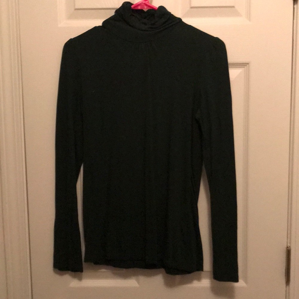 Hunter Green Gap Turtleneck